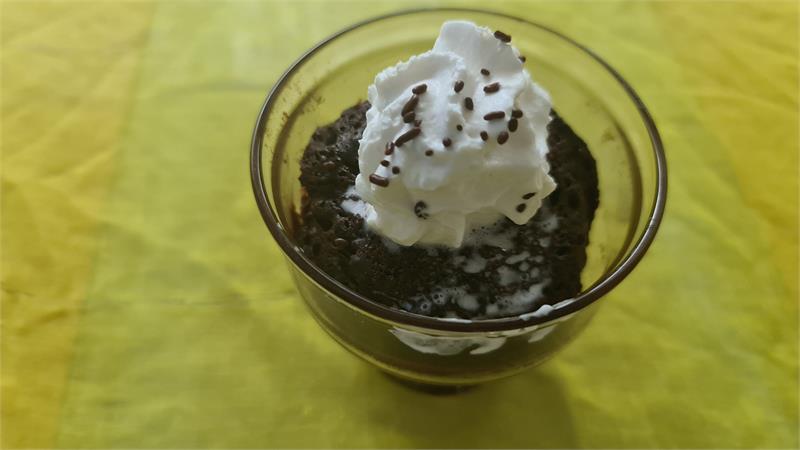 עוגת מאג גלידה ושוקולד, עוגת גלידה ושוקולד במאג בקלי קלות