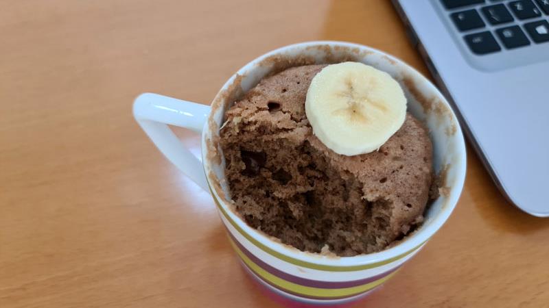 עוגת מאג בננה ושוקולד, עוגת בננה ושוקולד במאג הכי טעימה