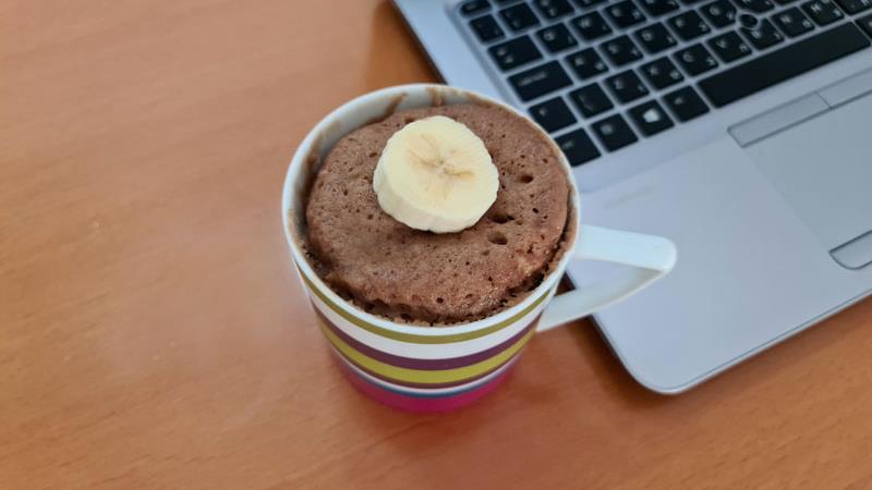 עוגת מאג בננה ושוקולד, עוגת בננה ושוקולד במאג הכי טעימה