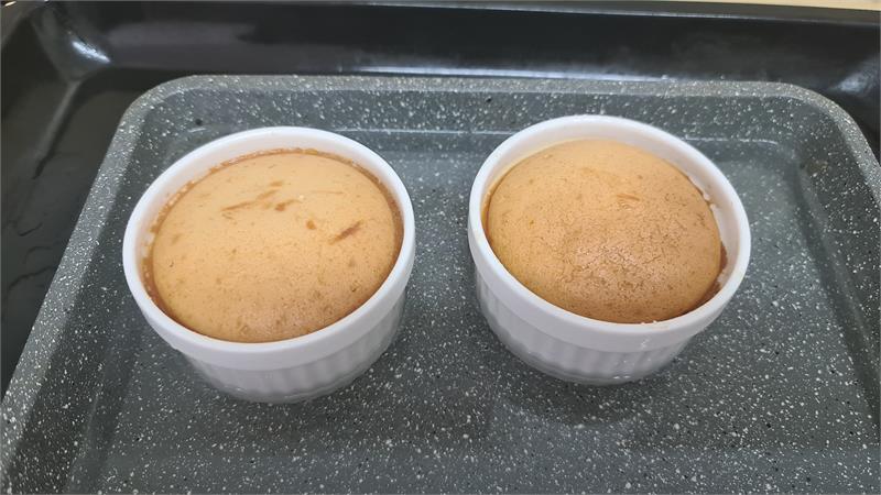 פודינג תפוזים לשניים