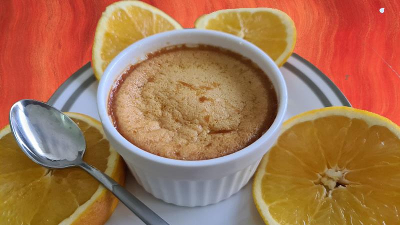 פודינג תפוזים לשניים