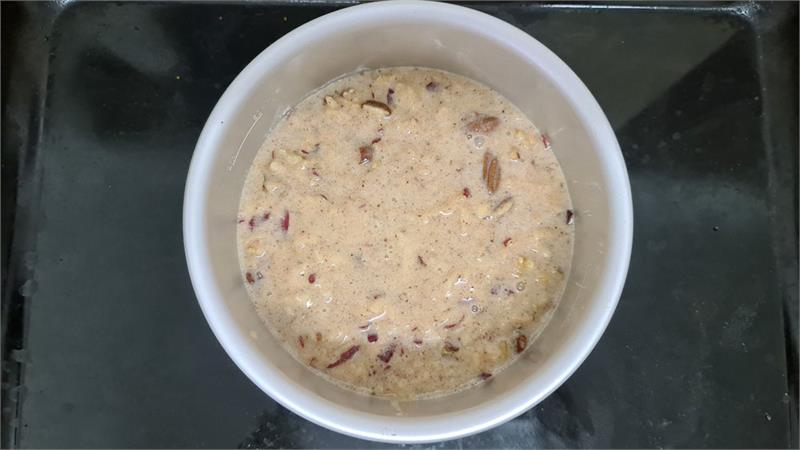 עוגת תפוחים ואגוזים לשניים