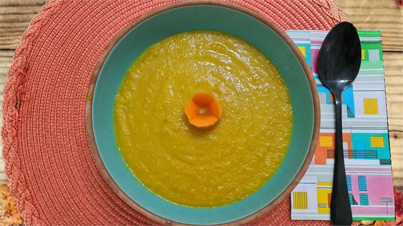 מרק גזר לשניים