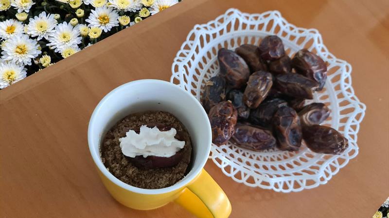 עוגת מאג תמרים, עוגת תמרים במאג מתוקה ומהירת הכנה