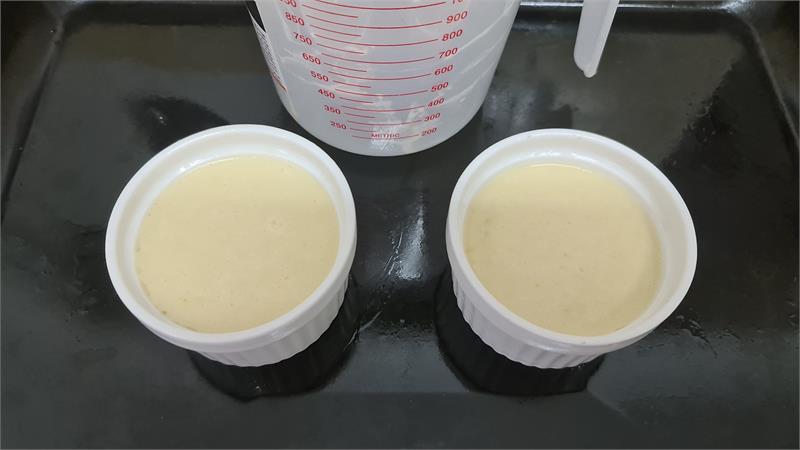 עוגת פודינג לימון לשניים