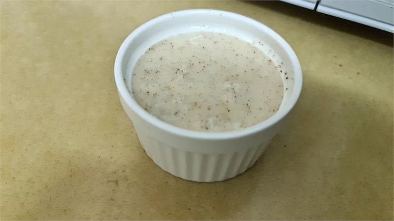 פודינג אורז לשניים