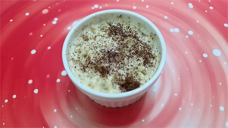 פודינג אורז לשניים