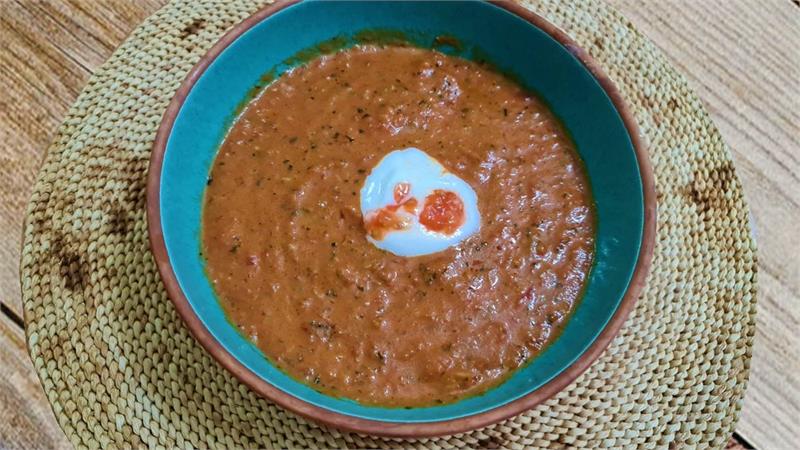 מרק עגבנית קרמי לשניים