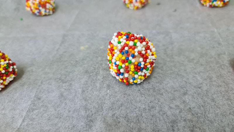 עוגיות סוכר עם סוכריות צבעוניות, עוגיות עם סוכריות צבעוניות