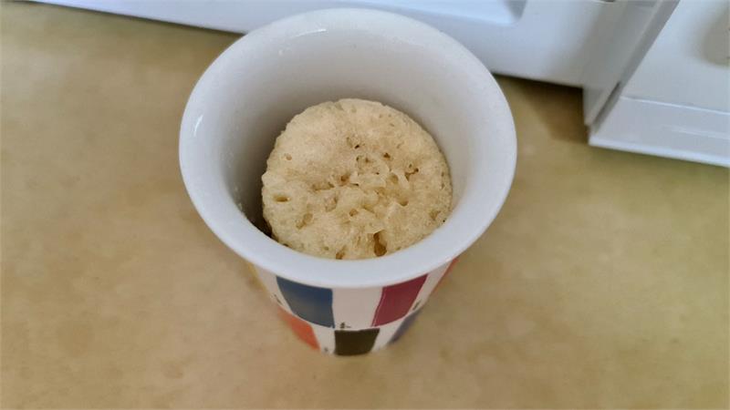 עוגת מאג לבנה, עוגה מון בלאן בספל  בפחות מ-5 דקות