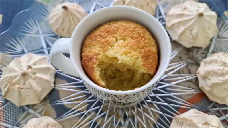 עוגת מאג צהובה, עוגה צהובה במאג בפחות מ-5 דקות