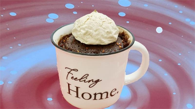 עוגת מאג שוקולד צ'ילי, עוגת שוקולד צ'ילי במאג בפחות מ-5 דקות