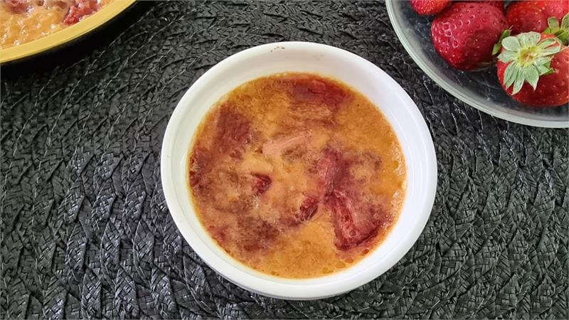 קרם ברולה תותים הכי טעים ואלגנטי