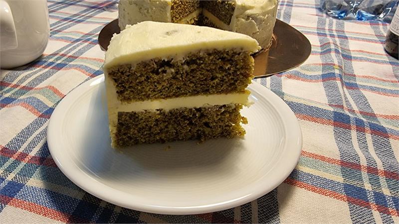 עוגת תה ירוק יפאני וקרם תפוז, עוגת מאצ'ה עם קרם תפוז הכי טעימה