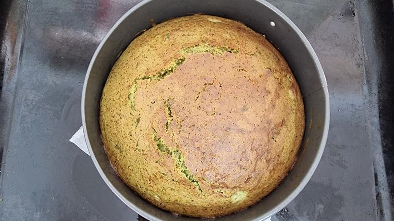 עוגת תה ירוק יפאני וקרם תפוז, עוגת מאצ'ה עם קרם תפוז הכי טעימה