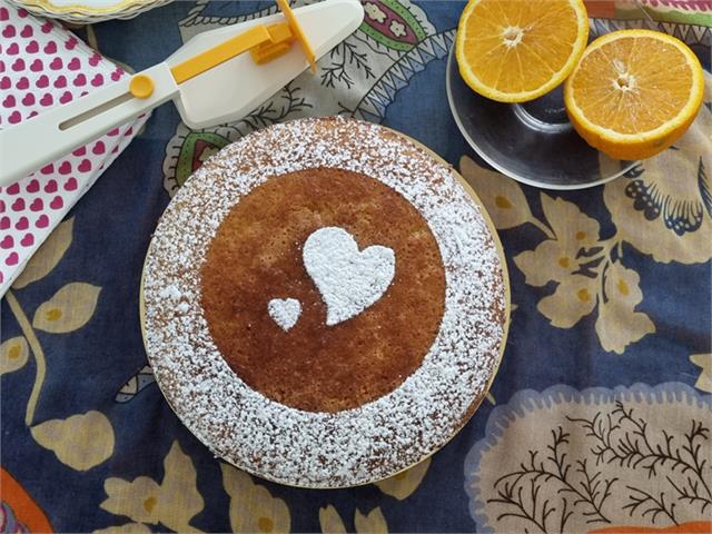 עוגת תפוזים עם שמן זית וקמח תירס הכי טעימה וקלה להכנה