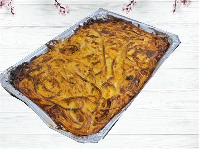 פשטידת פסטה בוקטיני ובשר טחון הכי קלה להכנה