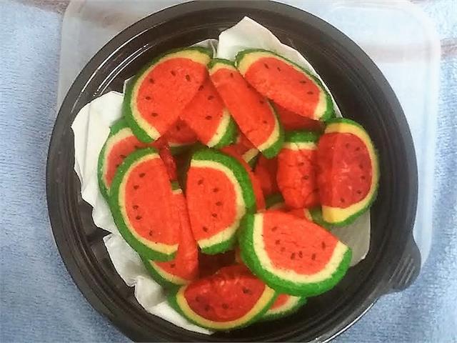 עוגיות אבטיח לקיץ חם