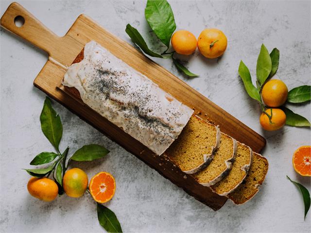 עוגת תפוזים קמח בננה ירוקה הכי טעימה וקלה להכנה