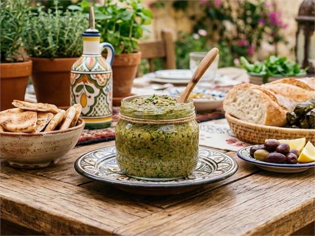 ממרח עלי גפן צפון אפריקאי