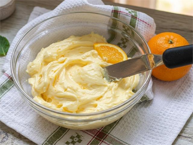 קרם תפוזים לעיטור וציפוי עוגה