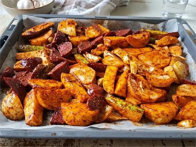 תפוחי אדמה פיקנטים בתנור