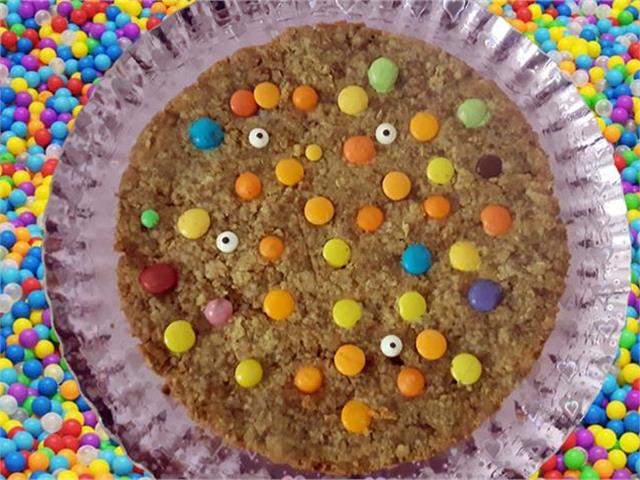 עוגיית עדשים ענקית, עוגת עוגייה, עוגיית שוקולד צ'יפס ענקית