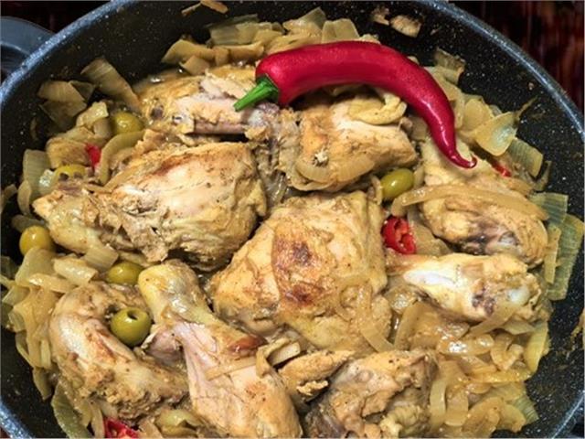 עוף במרינדת לימון, בצל וחרדל משגע! עוף יאסה