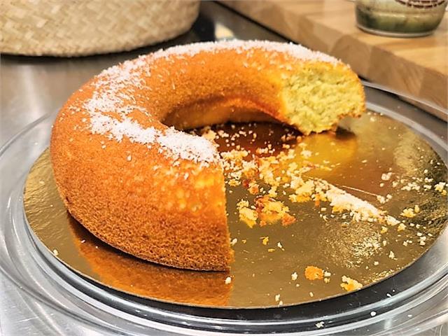 עוגת תפוזים, קוקוס וסולת כמו ברשת ארומה הכי טעימה