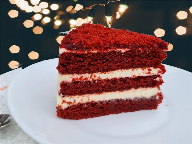 עוגת שכבות רד וולווט , עוגת קטיפה אדומה וחגיגית