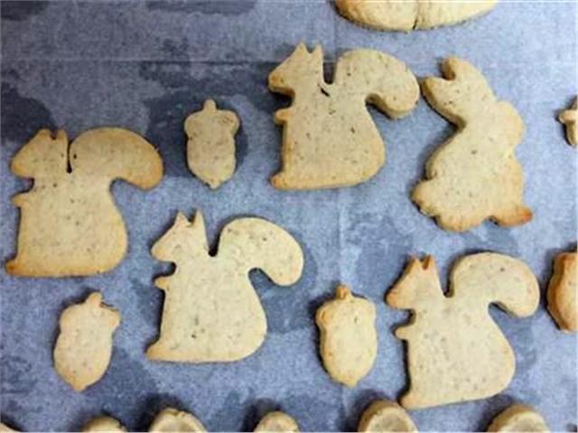 עוגיות אגוזים לגלידה או למוס