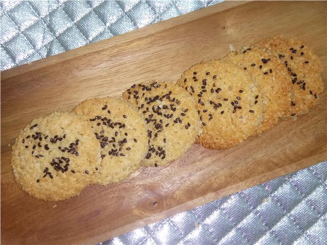 עוגיות קוקוס ושיבולת שועל, ללא קמח