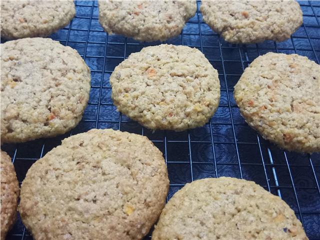 עוגיות גזר ושיבולת שועל ואגוזים, עוגיית גזר סובין שיבולת שועל