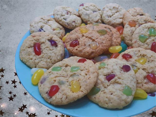 עוגיות גומי הכי טעימות,  עוגיות ג'לי צבעוניות