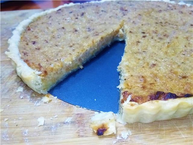 טארט בצל בסגנון  צרפתי