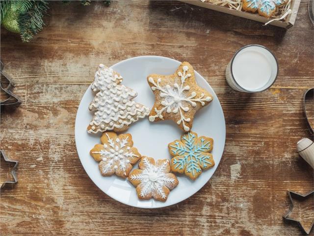 עוגיות לחג המולד, עוגיות עוגיות ג'ינג'רברד לחג המולד, עוגיות לכריסמס