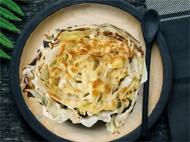 סטייק כרוב בתנור קל להכנה, סטייק כרוב מוקרם ומושלם